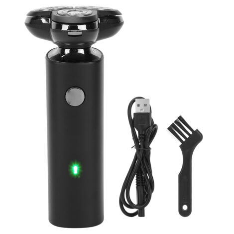 Rasoir Électrique Homme USB Rechargeable - Tondeuse Barbe Rotative Lavable
