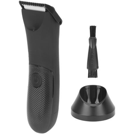Rasoir électrique multifonction pour hommes - Tondeuse à poils corporels avec socle