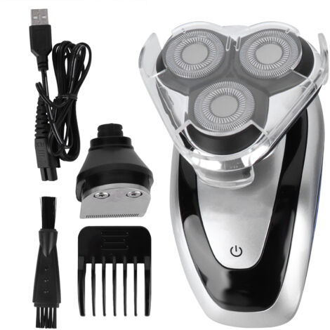 Rasoir Électrique Multifonction Rechargeable pour Homme - Tondeuse Barbe et Cheveux