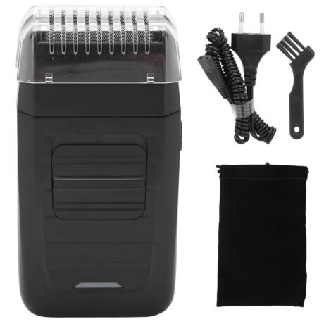 Rasoir électrique portable pour hommes - Tondeuse à barbe avec technologie à grille (Prise EU 220V)