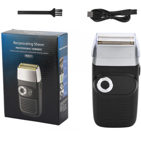 Rasoir Électrique pour Crâne Chauve et Barbe avec Écran LCD - Tondeuse à Moustache Rechargeable pour Hommes