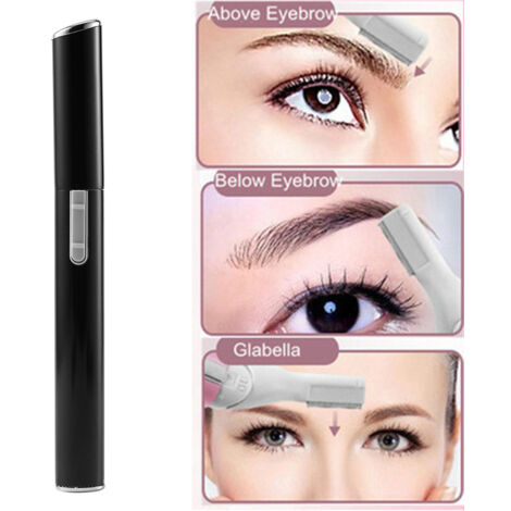 Rasoir électrique pour sourcils et visage, épilation précise des poils du visage et sourcils