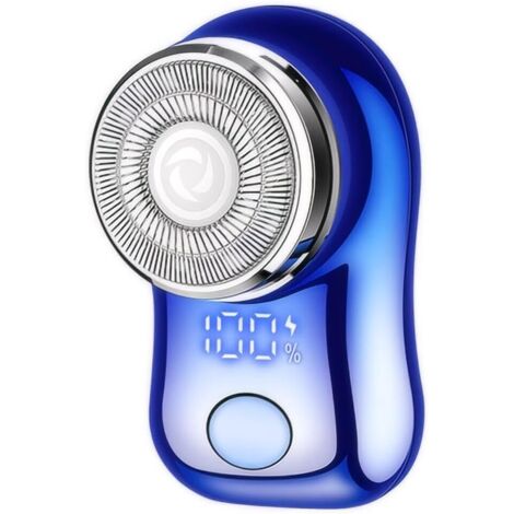[rasoir électrique rechargeable mini] + + + [USB C & portable] Rasoir de voyage rechargeable USB C pour hommes et femmes, léger (1.8 oz), pour barbe, corps et déplacements (90min charge / 30min usage)