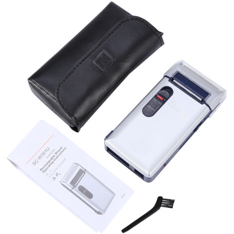Rasoir électrique rechargeable pour hommes - Tondeuse à favoris et barbe classique - Soins du visage masculin
