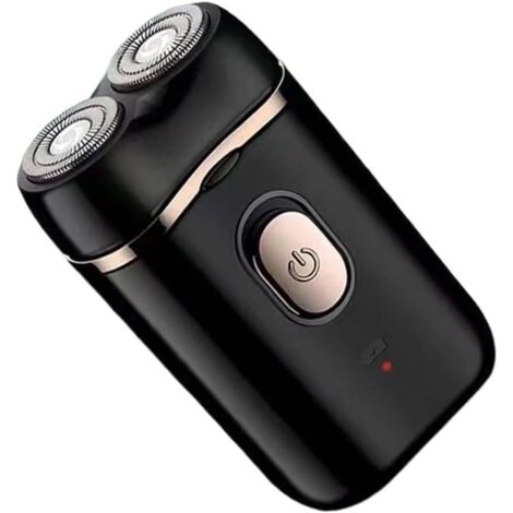 Rasoir électrique rechargeable professionnel Modèle premium avec double tête, autonomie longue durée, technologie de rasage confortable, recharge rapide Type-C, étanche et portable avec boîte de rang
