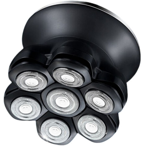Rasoir Electriques Hommes, 7D Rasoir Tete Chauve Homme, Tête Magnétique Tondeuse Barbe Homme, Tondeuse à cheveux portable étanche sèche humide, avec écran LED