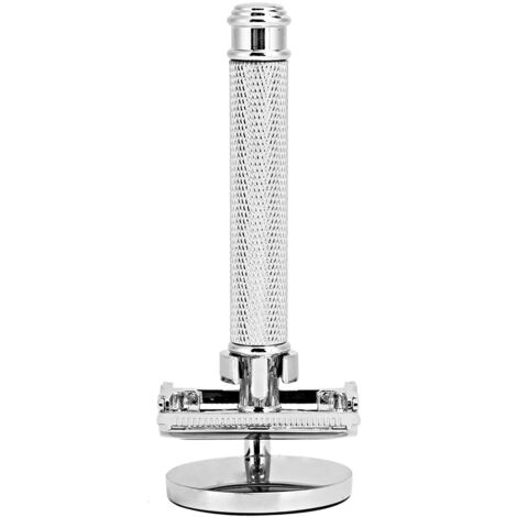 Rasoir Manuel Double Face pour Homme - Outil de Soins Barbe et Épilation Portable