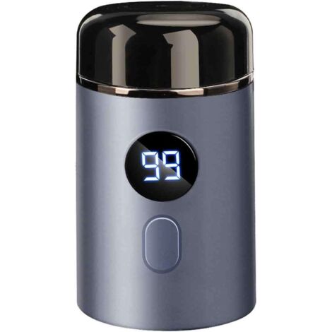 Rasoir, Mini Rasoir Electrique Homme, Rasoir Partie Intime, Lavable, Sans Fil, USB, Voyage, Humide Et Sec(Bleu)