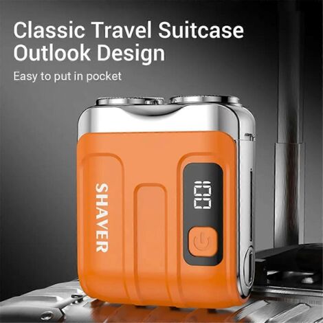 Rasoir numérique rechargeable pour hommes - Portable et puissant