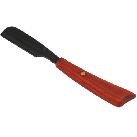 Rasoir professionnel en alliage de zinc pour barbe et sourcils, précision rasage parfait - Modèle S53-6 Noir