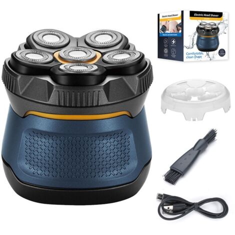 Rasoir Tete Chauve Homme, Rechargeable Sans Fil Tondeuse Cheveux Hommes, Rasoir Électrique À Tête Flexible 6d