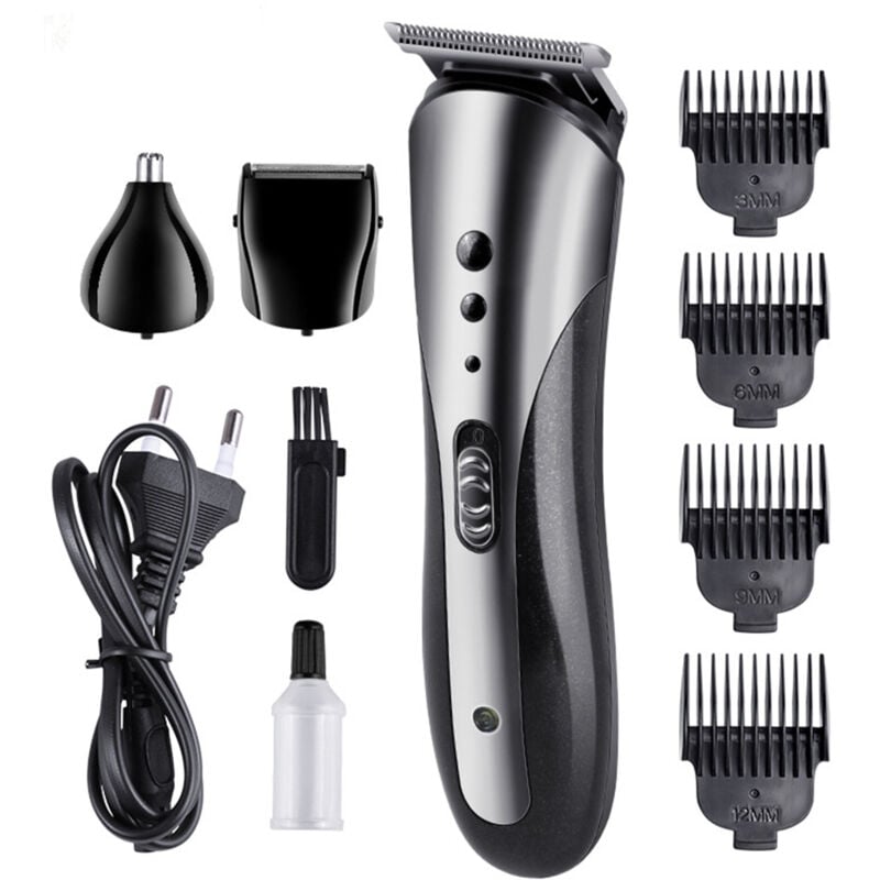 Fei Yu - Rasoir, tondeuse à cheveux, tondeuse à poils de nez, ensemble multifonctionnel pour hommes, tondeuse à cheveux lavable, coupe de cheveux à