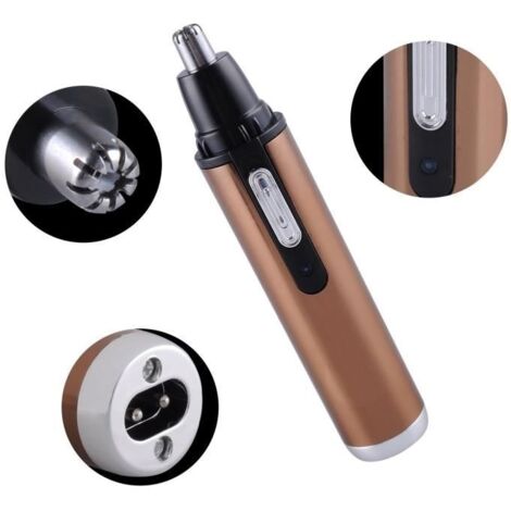 Rasoir Tondeuse Lavable Pour Nez Oreille Moustache Toilettage à Barbe Sans Fil.