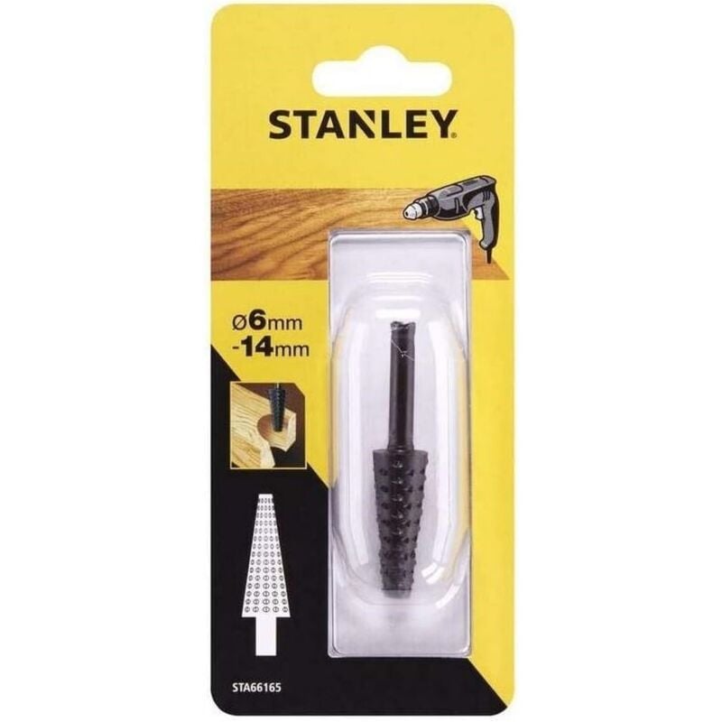 Raspa conica per legno 6-14MM - Stanley