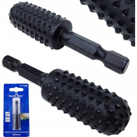 Raspa semitonda per legno 15 mm HEX Falon-Tech