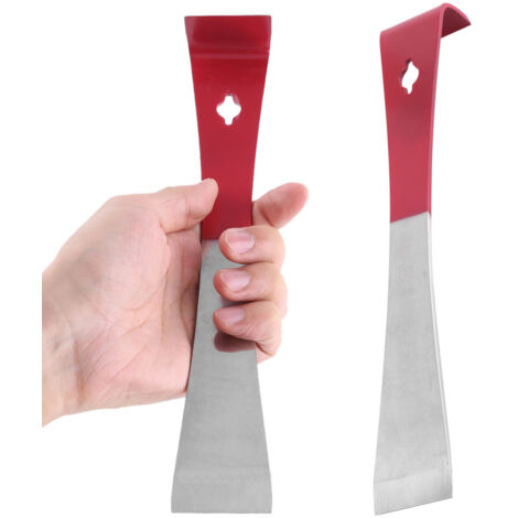 Raspador de colmena con superficie roja – Raspador profesional de acero inoxidable, 25 cm