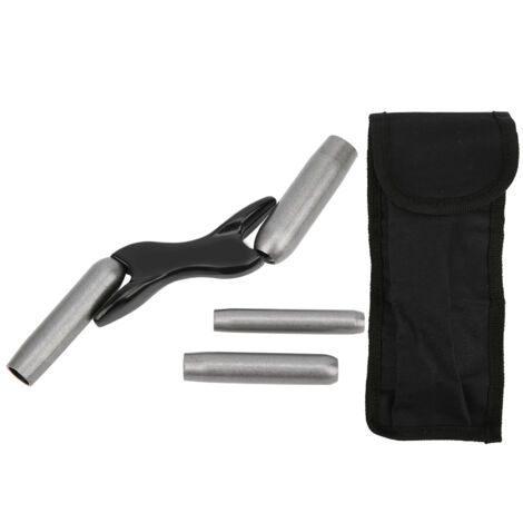 Raspador de juntas de ladrillo con 4 boquillas (1/2", 5/8", 3/4", 7/8") y estuche de almacenamiento - Aluminio