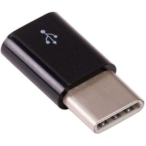 Raspberry Pi® 789RP-19040801 Adaptateur USB Raspberry Pi® [1x USB-C® mâle - 1x Micro USB femelle] noir Y347832