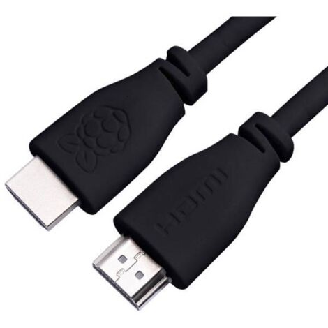 Cablu Micro HDMI la HDMI pentru Raspberry Pi 4B, 2m, Negru, T7733AX Cablu Micro HDMI la HDMI pentru Raspberry Pi 4B, 2m, Negru, T7733AX