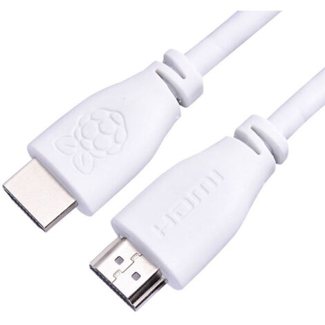 Raspberry Pi® CPRP020-W HDMI-Kabel Raspberry Pi [1x HDMI-Stecker - 1x HDMI-Stecker] 2.00 m Weiß