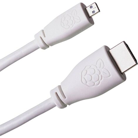 Raspberry Pi® T7733AX Câble HDMI Raspberry Pi [1x HDMI mâle - 1x HDMI mâle D Micro] 2.00 m noir