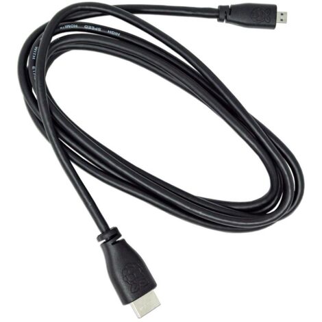 Raspberry Pi® T7733AX HDMI-Kabel Raspberry Pi [1x HDMI-Stecker - 1x HDMI-Stecker D Micro] 2.00 m Sch