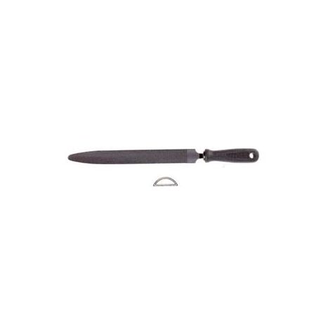 RASPE CABINET MEZZE TONDE CON MANICO PLASTICA- - 6 mm.150 taglio bastardo - 2 pezzi