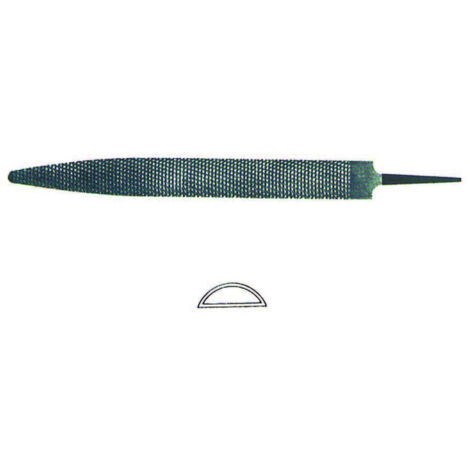 Raspe Mezze Tonde 8" 200 mm Taglio Bastardo - Set 6 pz