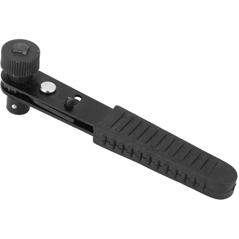 Image of RASTKY 1/4" Schwarzer rechtwinkliger Stahl-Ratschenschlüssel-Hülsenwerkzeug