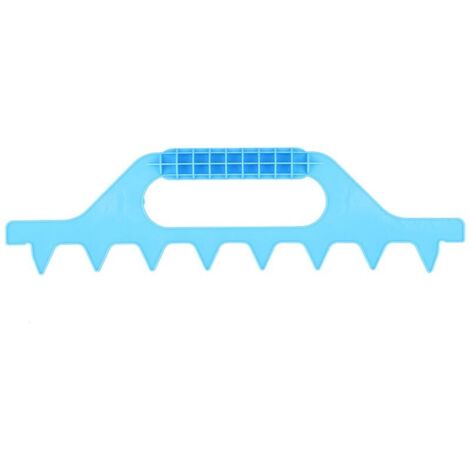 RASTKY Entretoise de Cadre en Plastique, Outil D'équipement Apicole pour Un Espacement Correct des Cadres, Taille de Cadre 9 pour Les Ruches (boîte Bleue 7)