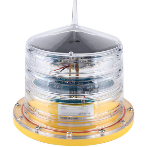 RASTKY IP68 Solarbetriebene Warnleuchte, 20 LEDs, blinkendes Dauerlicht, 30 Tage Betriebsdauer mit automatischer Steuerung, hocheffiziente Solarchips.