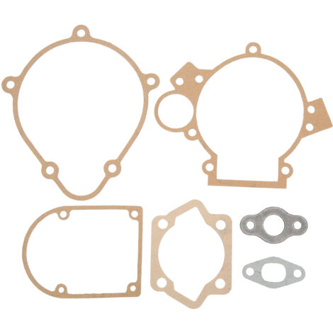 RASTKY Komplettes 6-teiliges Dichtungssatz für 100ccm Motorfahrradmotoren, abgedichteter Dichtungssatz mit ausgezeichneter Ölbeständigkeit für optimale Leistung.