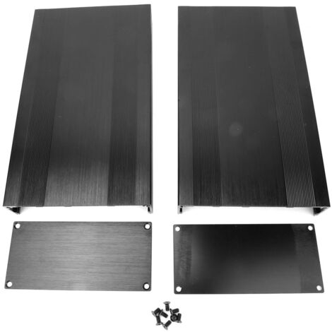 RASTKY Leistungsverstärker Aluminiumgehäuse Split-Kühlbox Typ GPS Typ - Werkzeuge und Heimwerkerbedarf (250 mm lang).