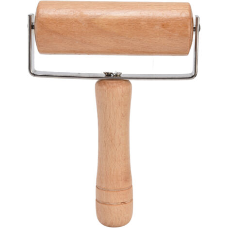 RASTKY Multifunktionales Nudelholz aus Holz, ideal zum Backen und für Pizza, mit feiner Politur für glattere Oberflächen, praktisch für Gebäck, Pizza und Zuhause, kleine Teigrollen ohne Anhaften.