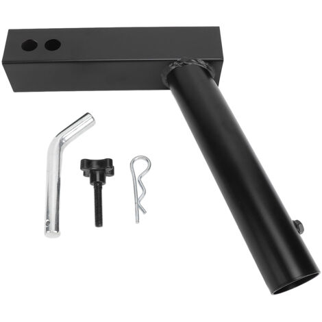 RASTKY Support Universel D'attelage de Mât de Drapeau Robuste, Support coudé à 110 °, érosion, Installation Facile, pour Camions, SUV, Camping-Cars, Pickups, Camping-Cars, Alliage.