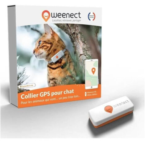 Rastreador GPS para Gato - Weenect XS (Edición Blanca 2023)