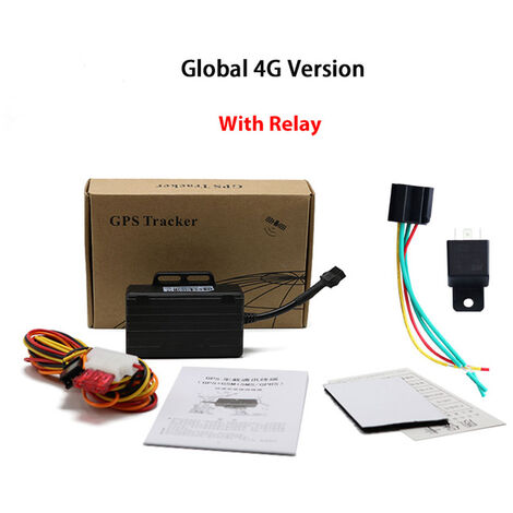 Rastreador GPS para motocicleta Global 4G LK210, detección ACC, 10-100V, alarma de seguridad remota para coche, localizador GPS para vehículo, aplicación gratuita,LK210-4G Relay