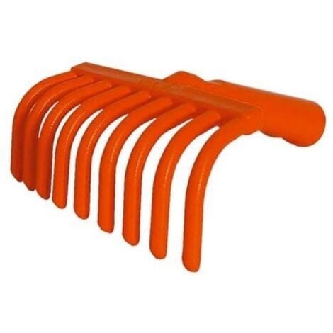 TUTTACASA Rastrello 7 denti in PVC per raccolta di Olive senza manico - Misura: 14 cm