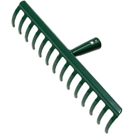 Rastrello in acciaio verniciato 18 denti 48 cm rastrelli arieggiatore senza manico