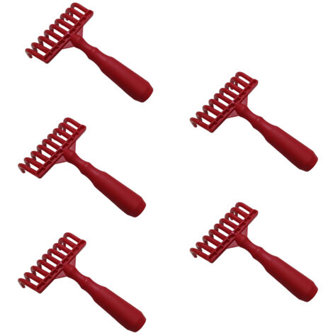 RASTRELLO PETTINE MANUALE 9 DENTI 5pz RACCOGLI OLIVE CON FILETTATURA VALGARDEN