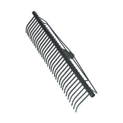 Rastrello Da Giardino A 5 Denti Curvi Con Manico Telescopico - Da 53 A 80 Cm - Foto 8