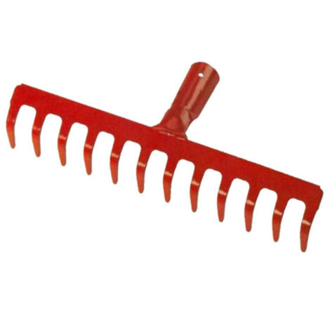 Rastrillo de acero de 8 dientes pesado Ilcampo 09494