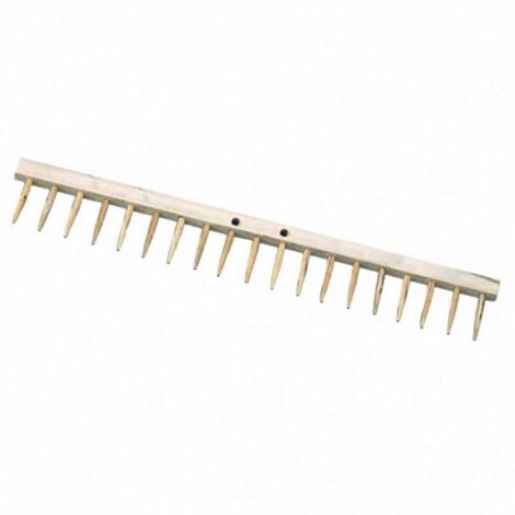 Rastrillo de madera recto de 19 dientes de haya de 70 cm Arcadia