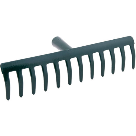Rastrillo de metal de 12 dientes