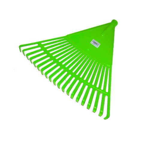 Rastrillo de plástico PLUVIA HF-060 de 44 x 40 cm con 20 dientes