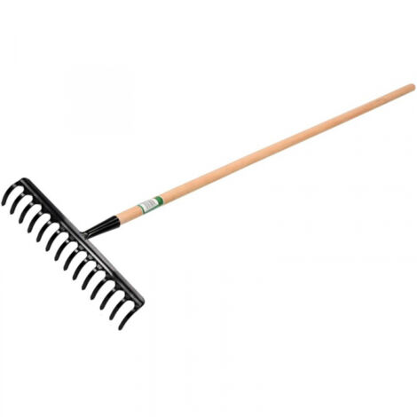 Rastrillo jardin 14 puas con mango 35784 flo