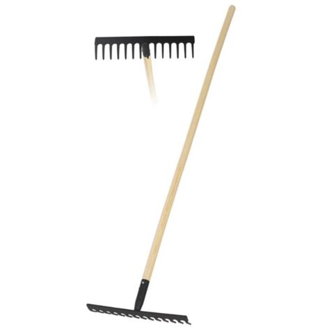 RASTRILLO JARDIN MANGO MADERA 140 CM