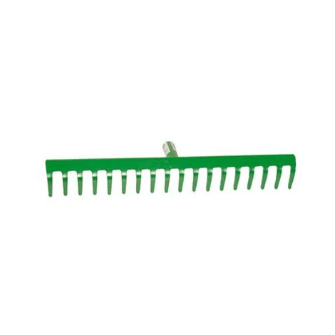 Rastrillo Metal Verde 12 Púas Sin Mango Pluvia Jardín 104-12T