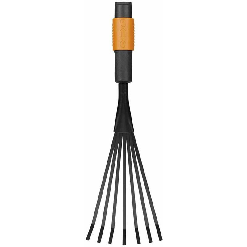 

Fiskars Cepillo pequeño para hojas, Cabezal de herramienta QuikFit, 7 dientes, Largo: 12 cm, Dientes de acero, Negro/Naranja, QuikFit, 1001412