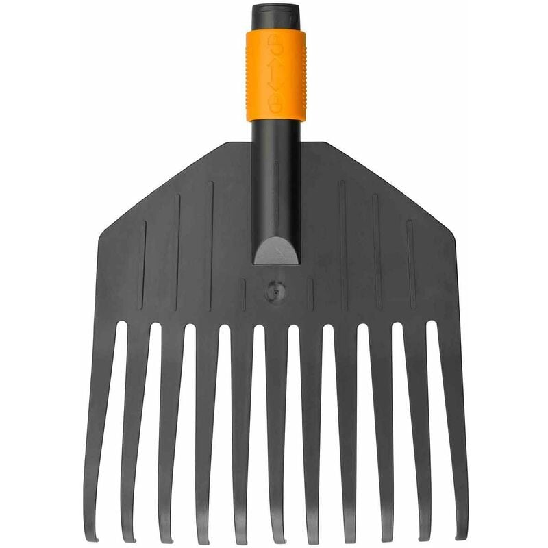 

Rastrillo pequeño para hojas, cabeza de la herramienta, 11 dientes, Longitud: 21,3 cm, dientes de plástico, Negro/Naranja, QuikFit, 1000659 - Fiskars